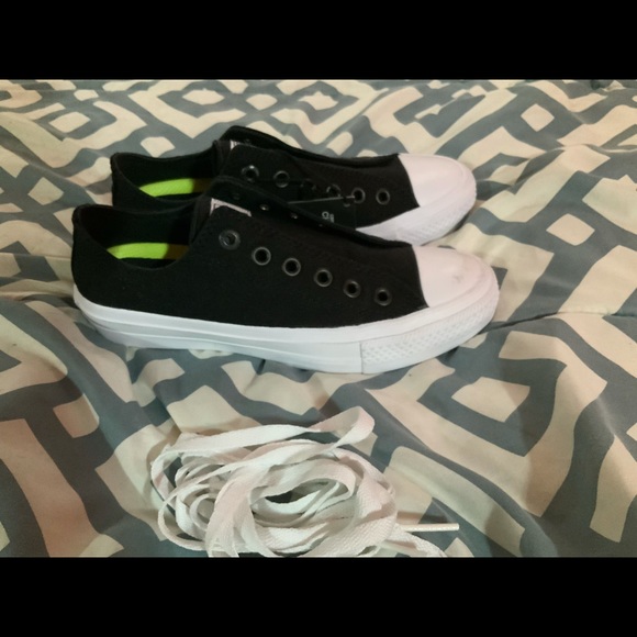 Women’s CONVERSE Black size 6.5 new without box - Picture 2 of 6